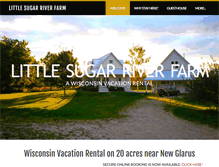 Tablet Screenshot of littlesugarriverfarm.com